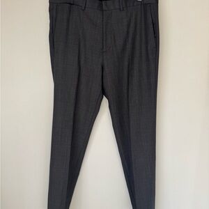 Men’s Theory Charcoal Gray Dress Pants Tapered 34 waist